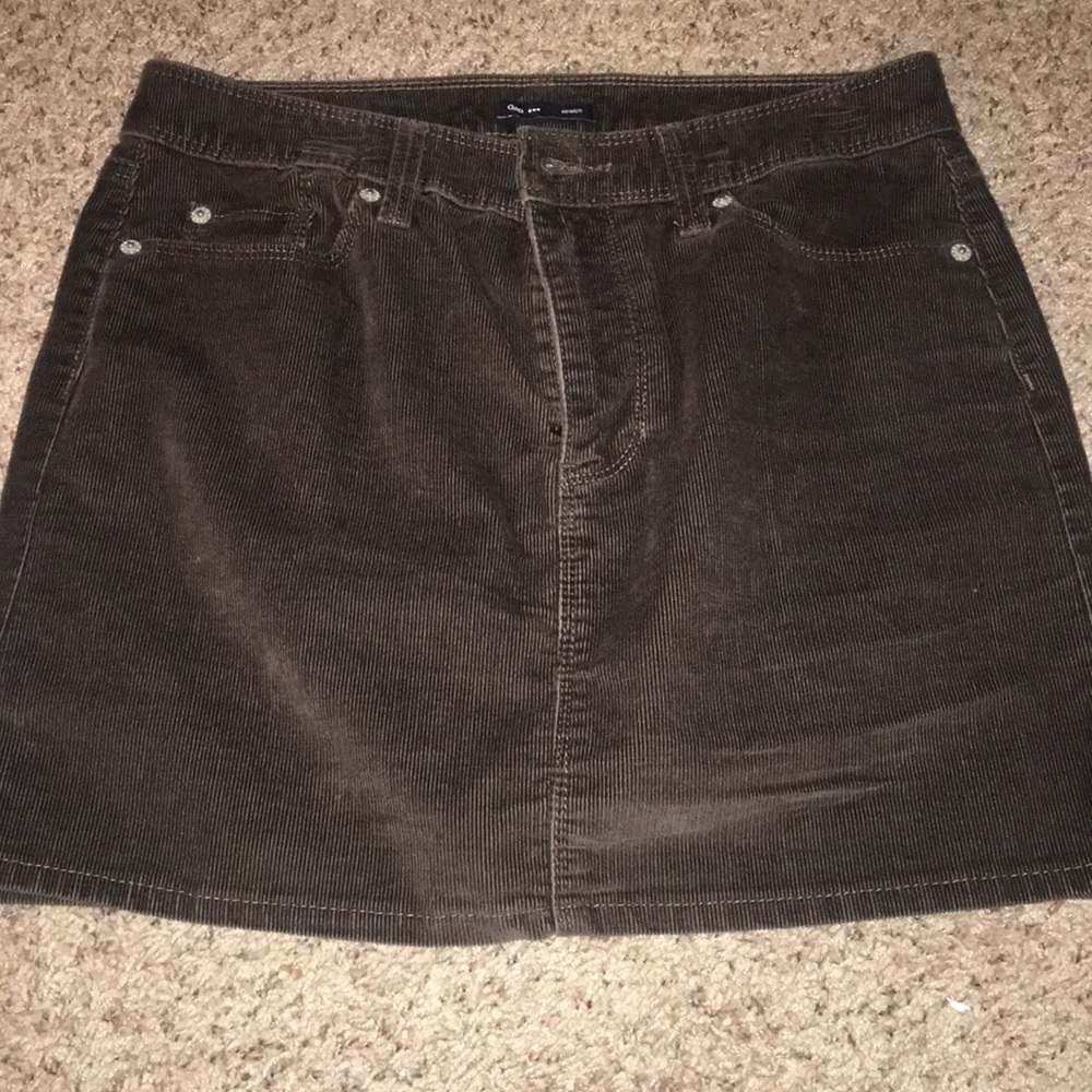 Corduroy skirt